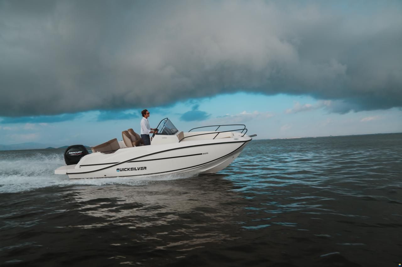 Quicksilver 605 Open + Mercury F150XL
