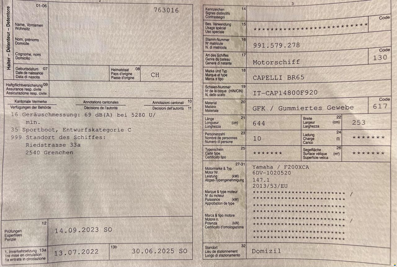 Capelli Tempest 65 BR