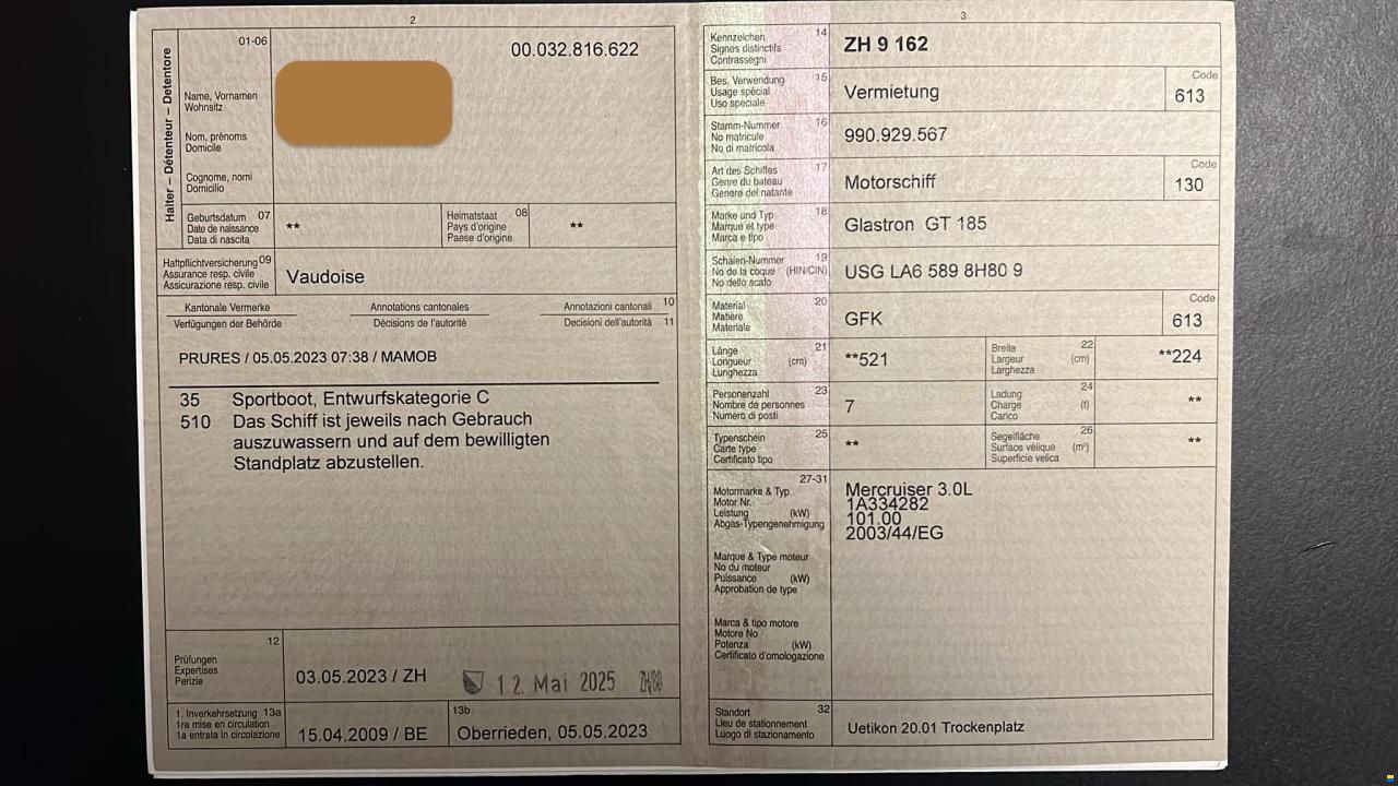 Glastron GT 185 / inkl. Trailer 1800kg