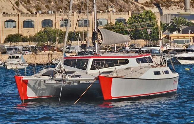 Richard Woods Mira 35 catamaran
