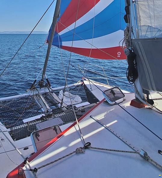 Richard Woods Mira 35 catamaran