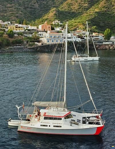 Richard Woods Mira 35 catamaran