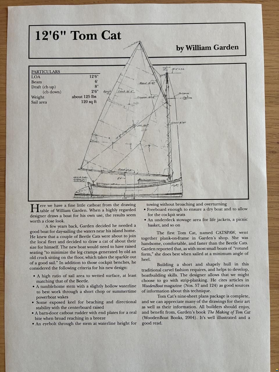 Tom Cat William Garden
