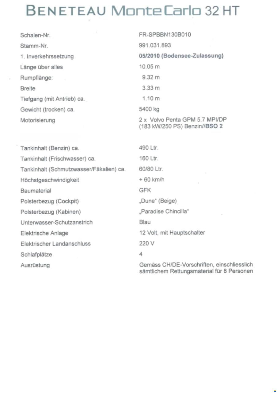 Beneteau Monte Carlo 32