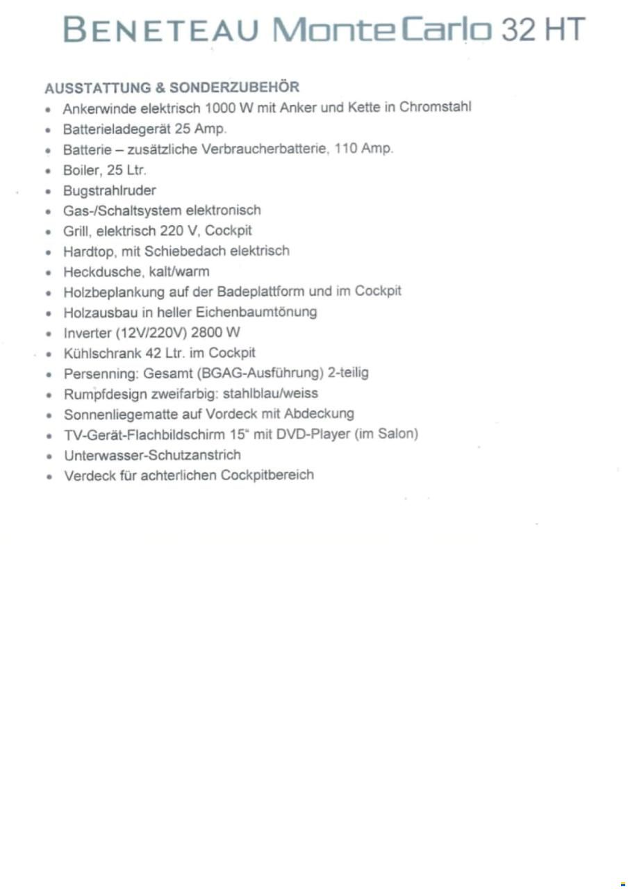 Beneteau Monte Carlo 32