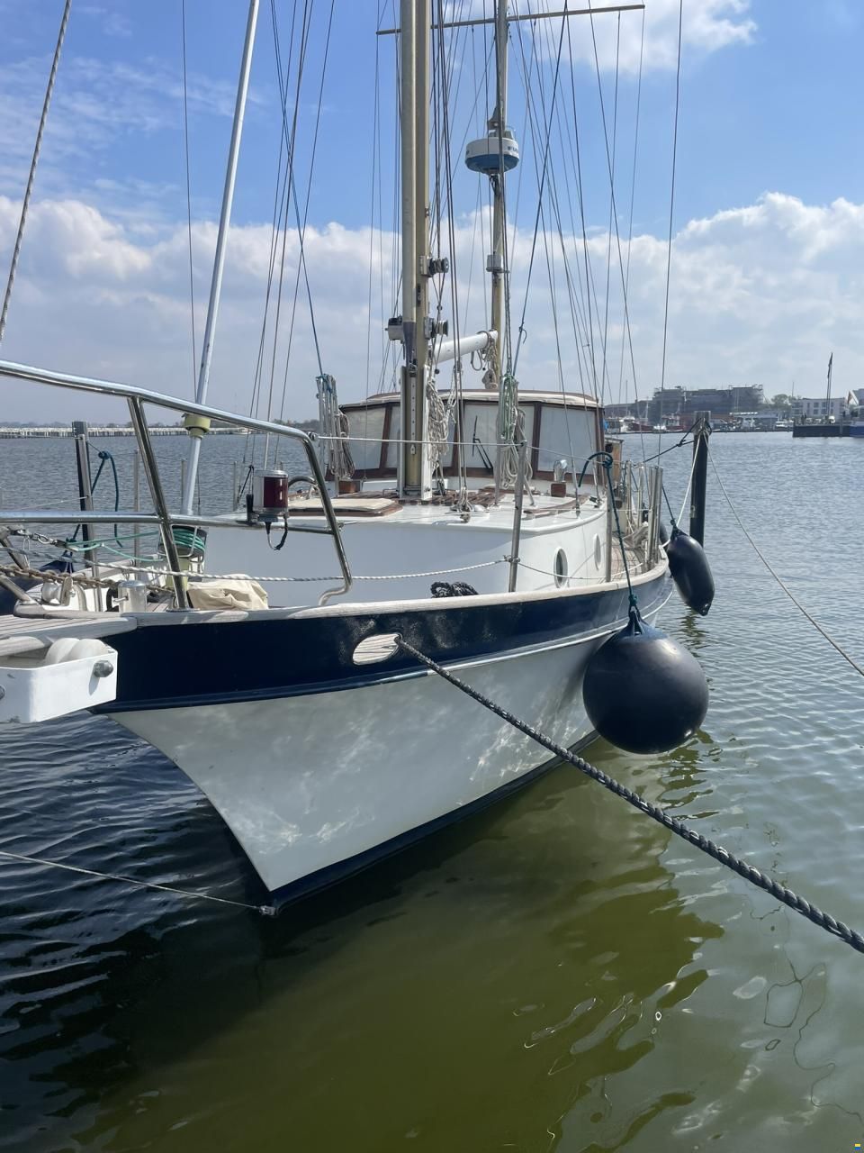 De Vries Weltumsegler Ketch Cortenstahl