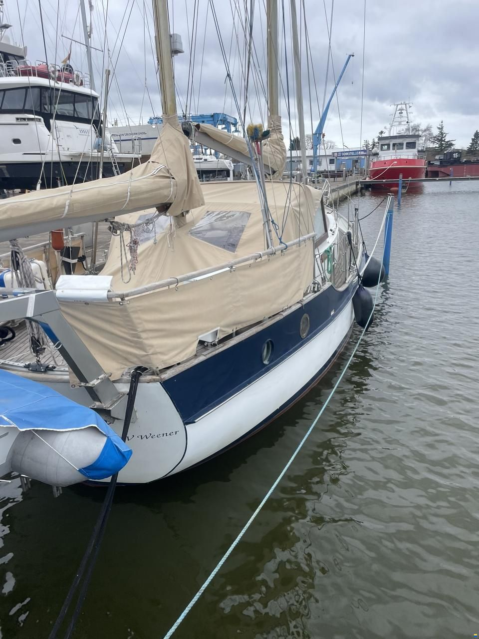 De Vries Weltumsegler Ketch Cortenstahl