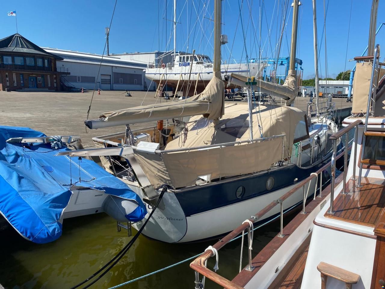 De Vries Weltumsegler Ketch Cortenstahl