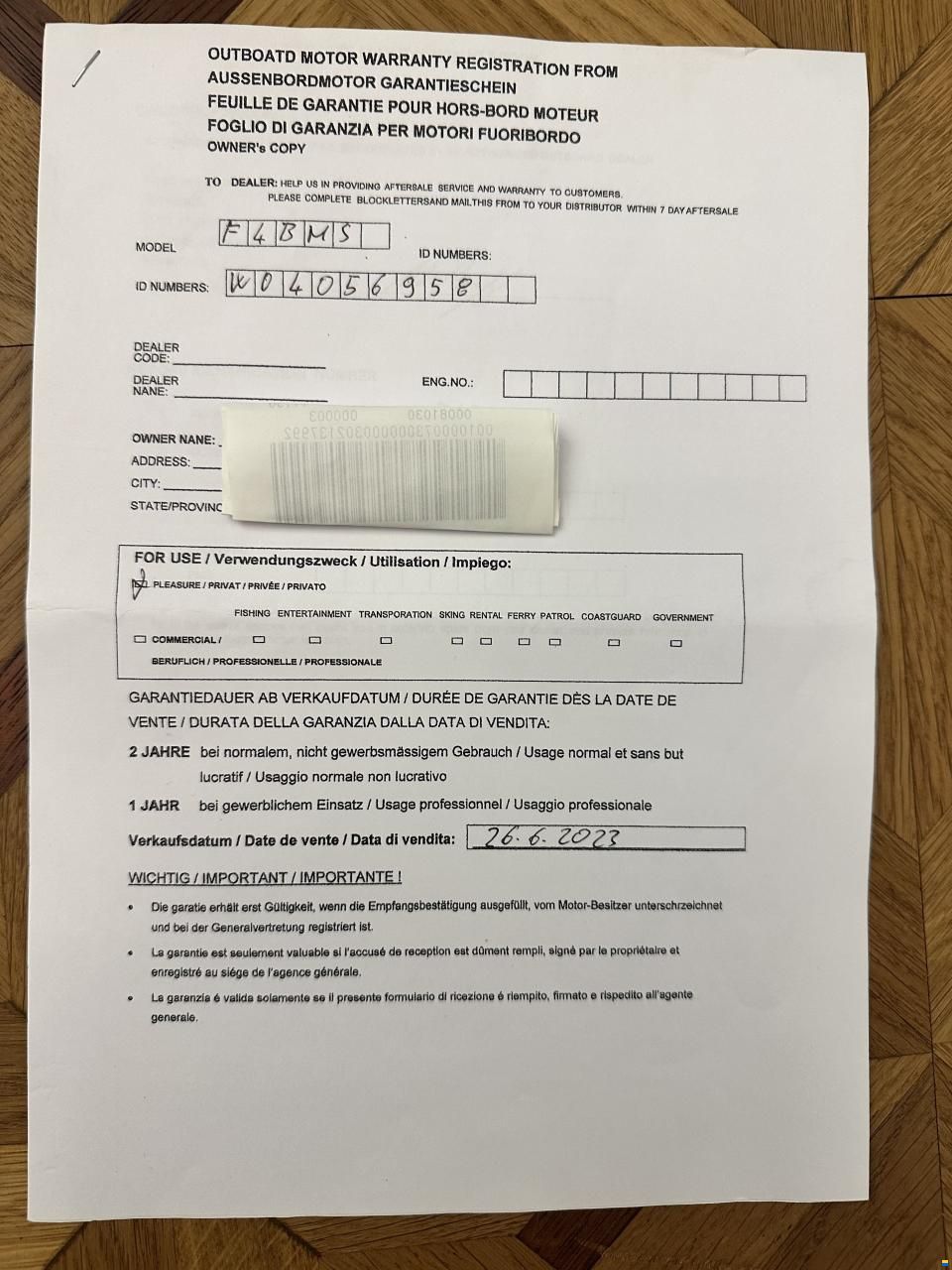 Zodiac Yachtline 310 R