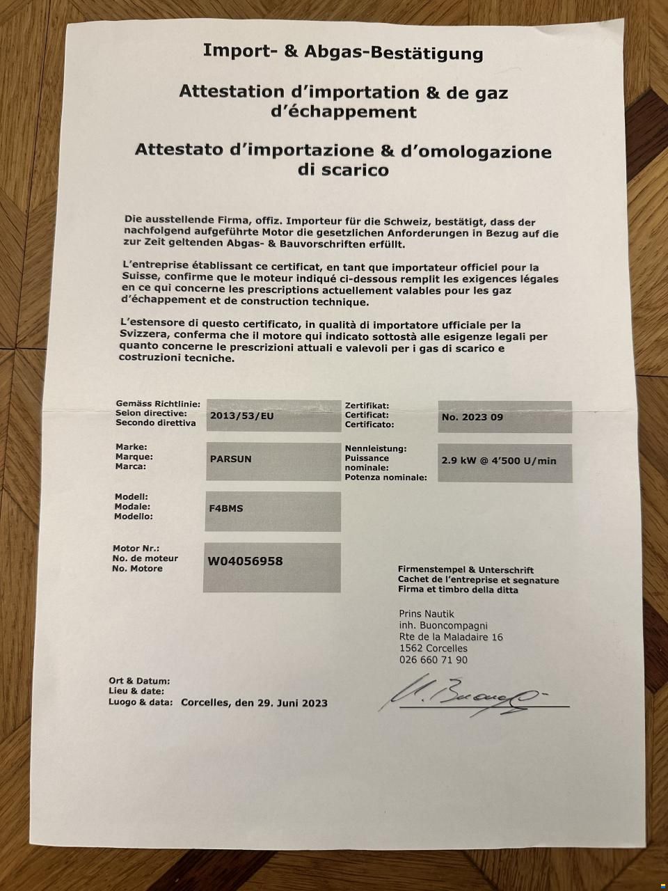 Zodiac Yachtline 310 R