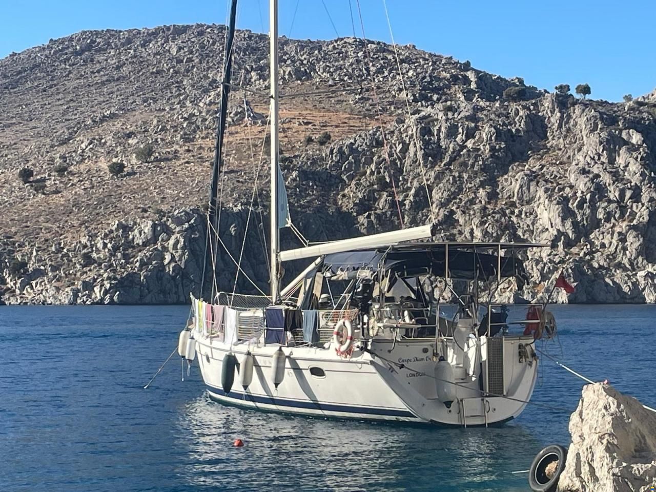 Hunter Marine 45 Deck salon