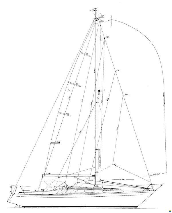 Asmus KG Yachtbau Hanseat 70