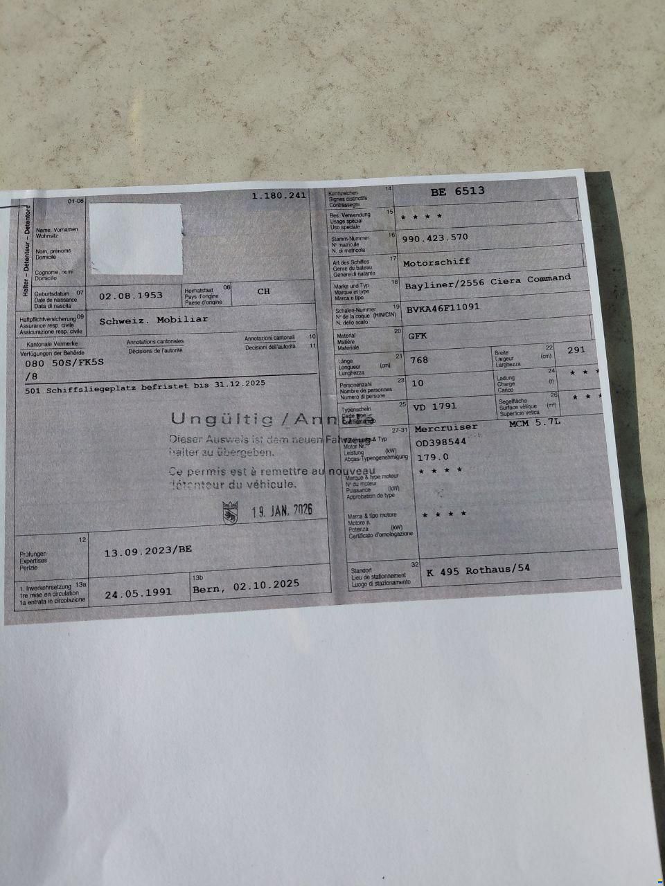 Bayliner 2556 Fly Ciera