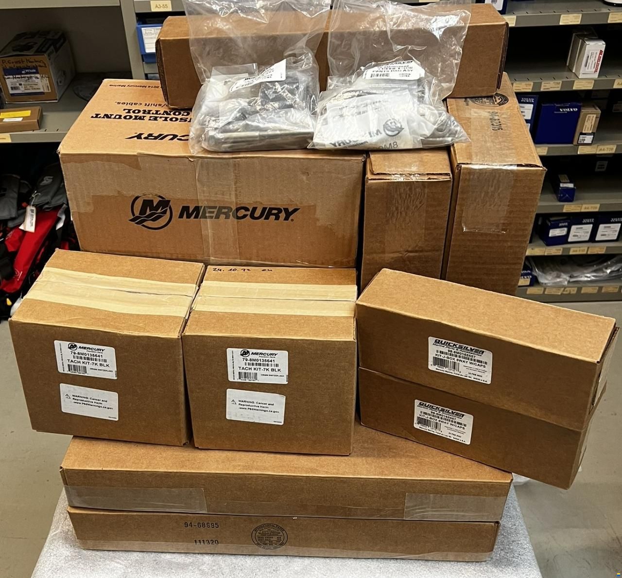 Mercury Pre-Rigging Set