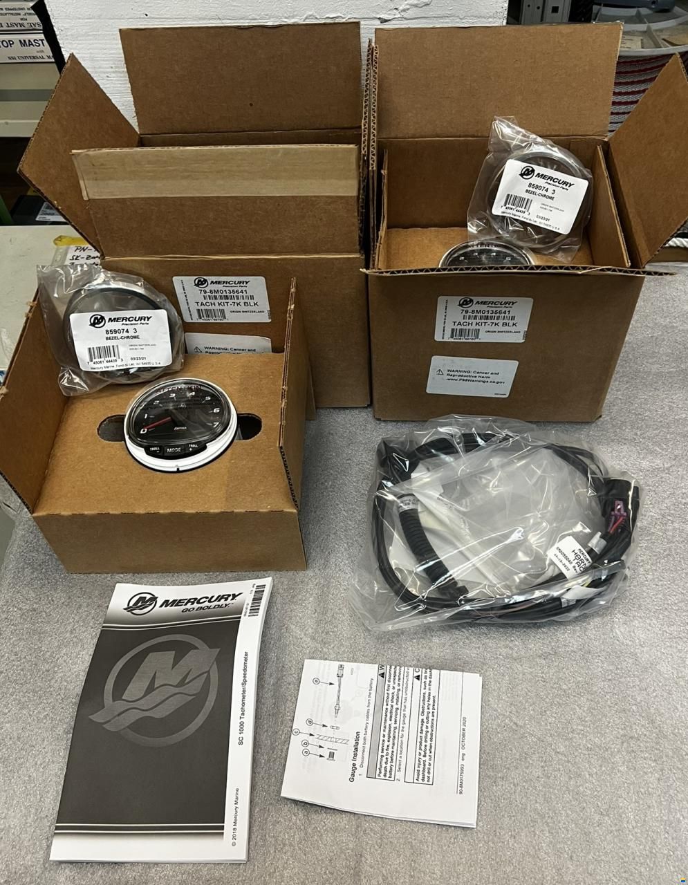 Mercury Pre-Rigging Set