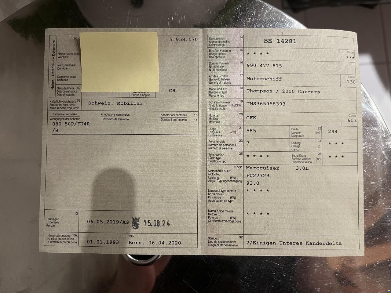 Thompson 2000 Carrara