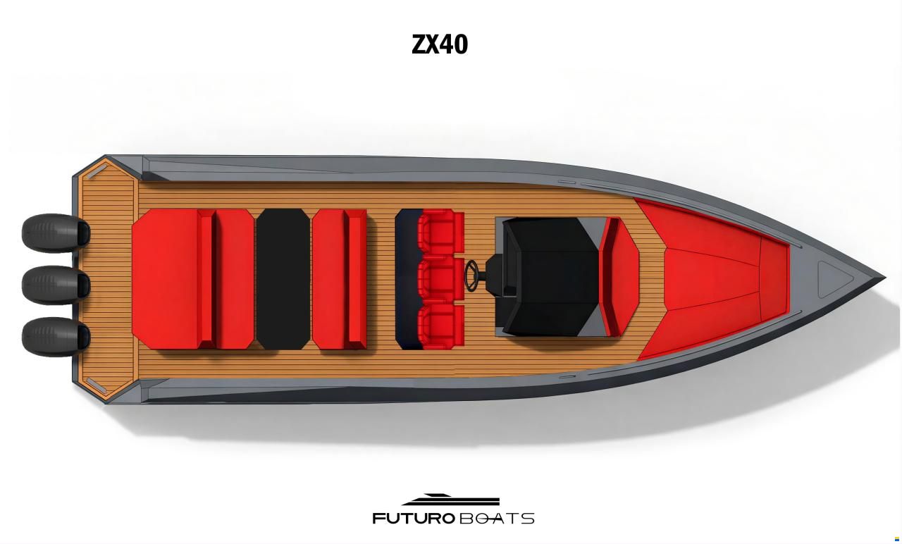 ボート 2026 Futuro ZX40, EUR 740,993
