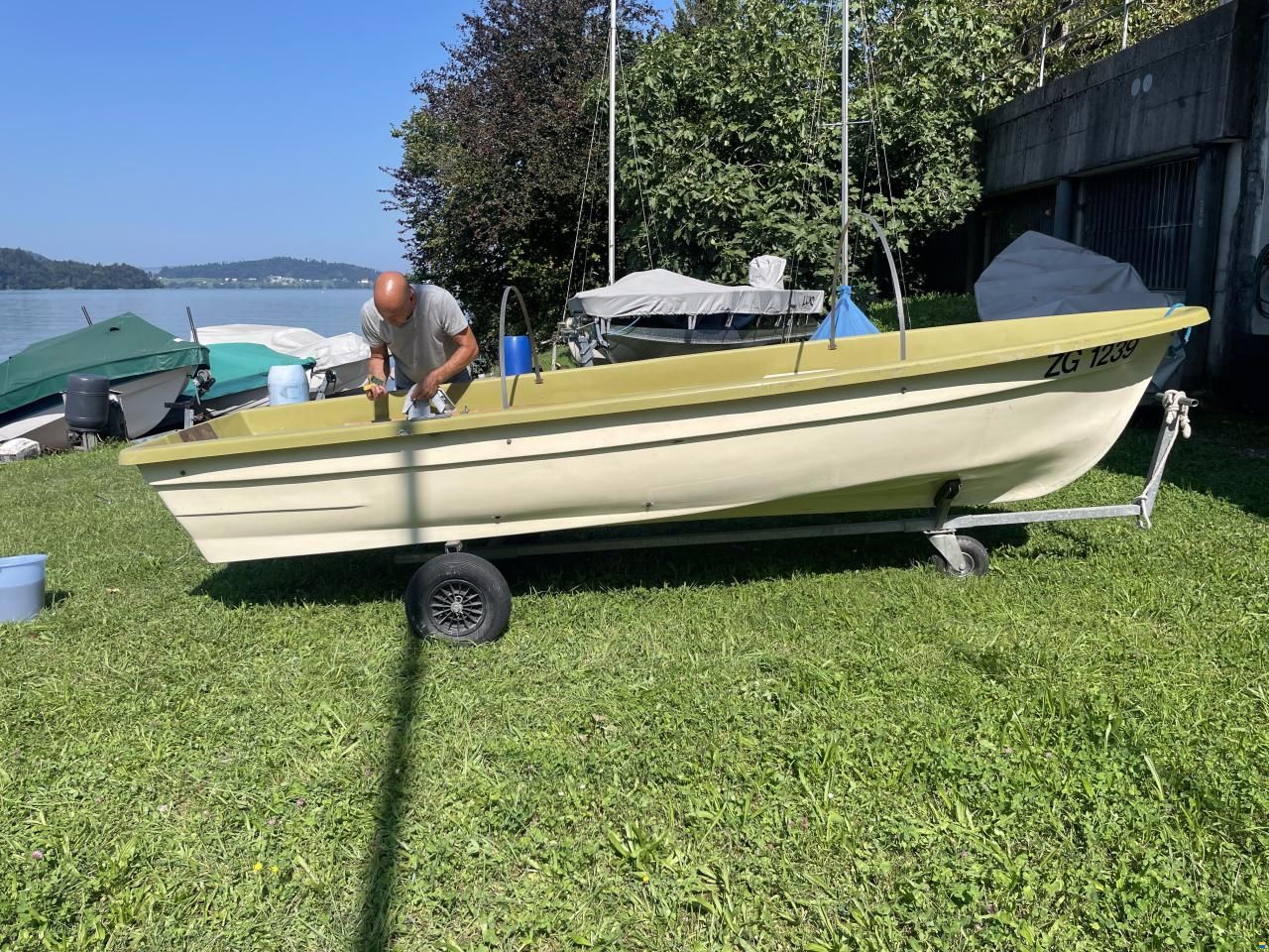 Schaller Ruder Fischerboot