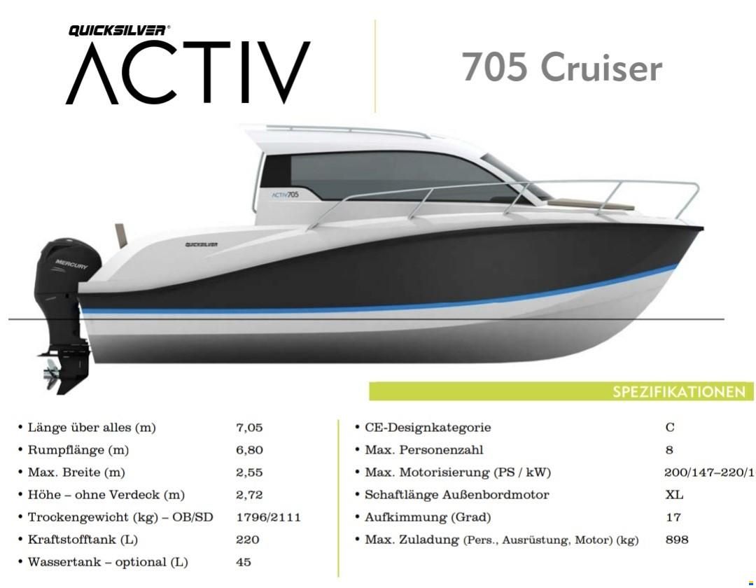 Quicksilver 705 Activ Cruiser