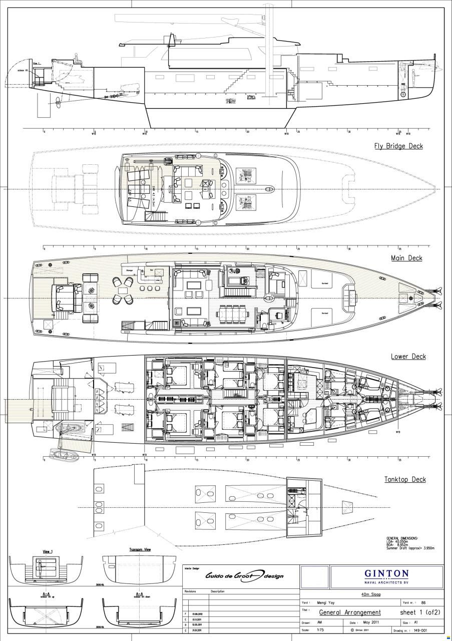 Mengi Yay 40 m Custom Motorsailer