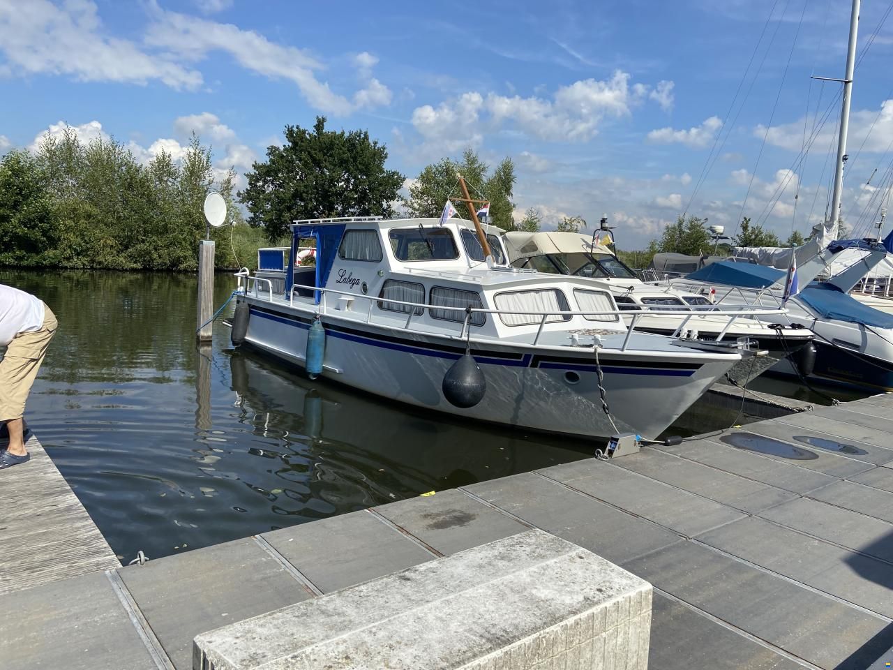 Stahlschiff Motorboot
