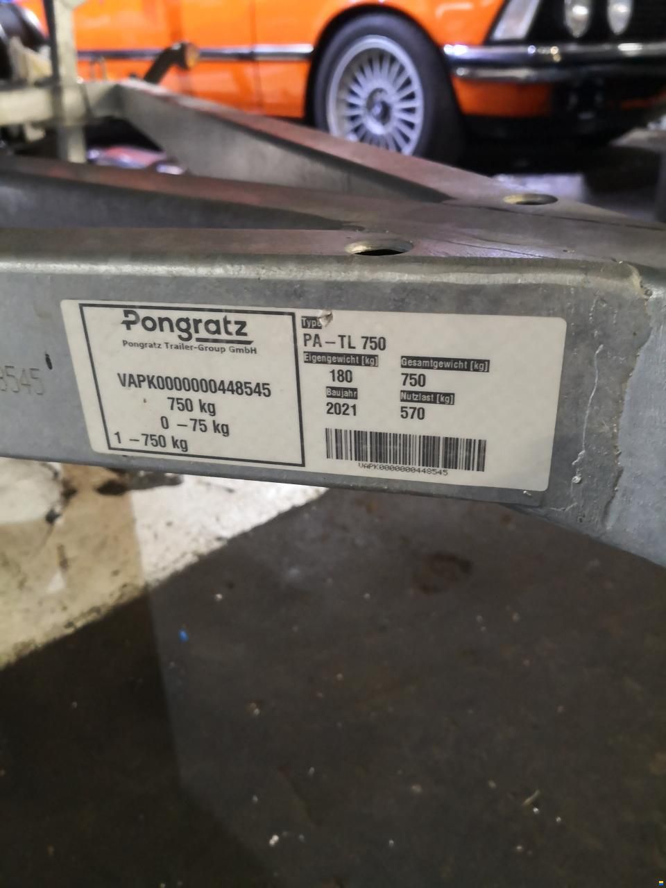 Pongratz Schlauchboottrailer