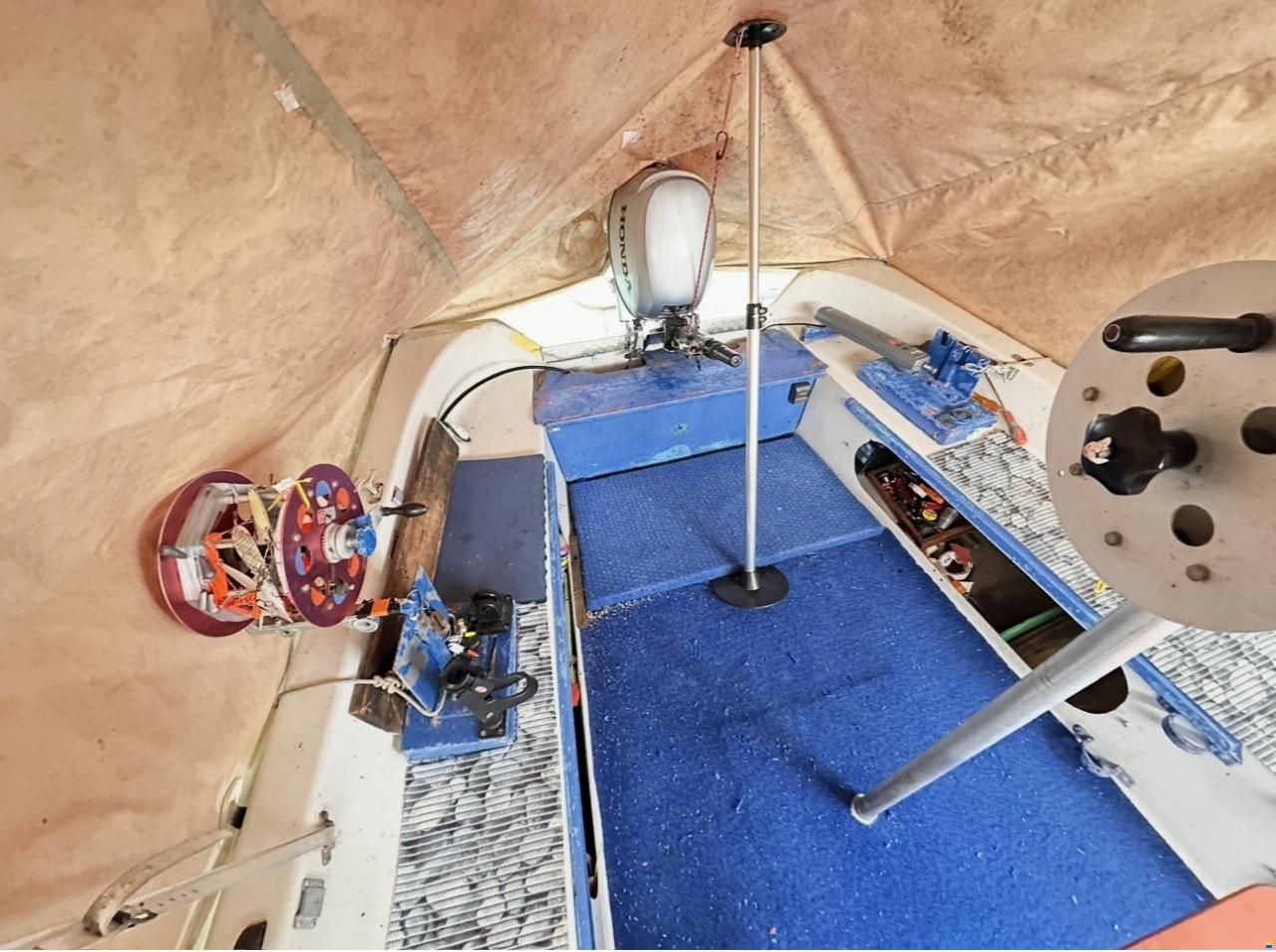 Staempfli Vent du Nord &eacute;quip&eacute; pour la p&ecirc;che