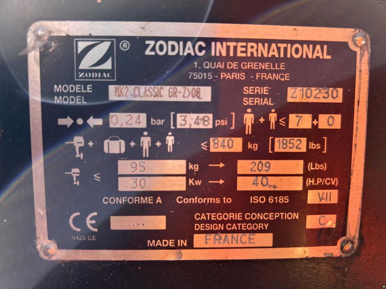 Zodiac MK2 Classic