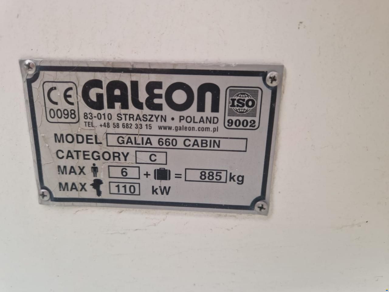 Galia 660 Cabin