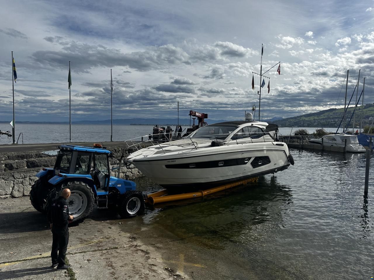 Winterlager in der Halle