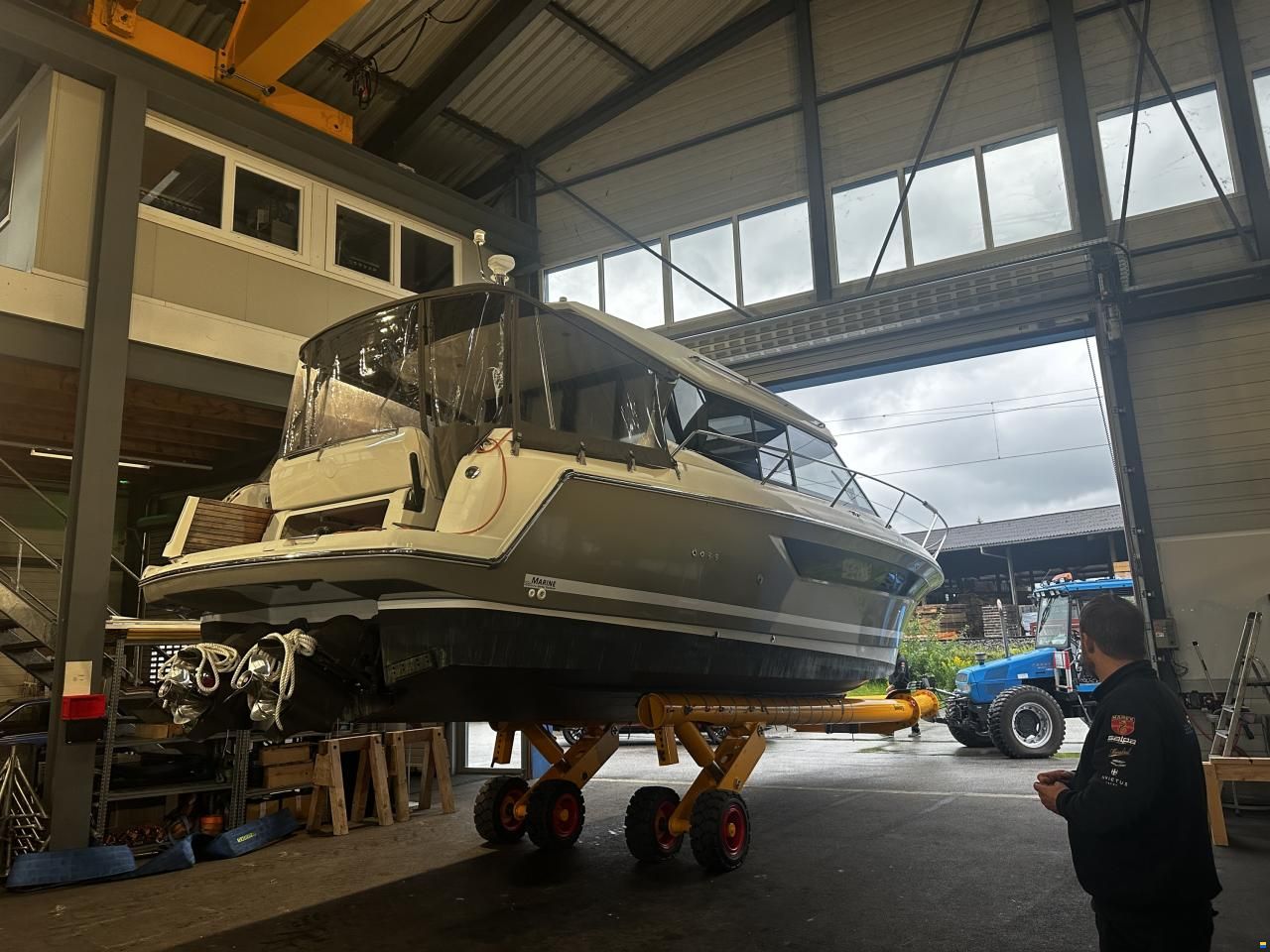 Winterlager in der Halle