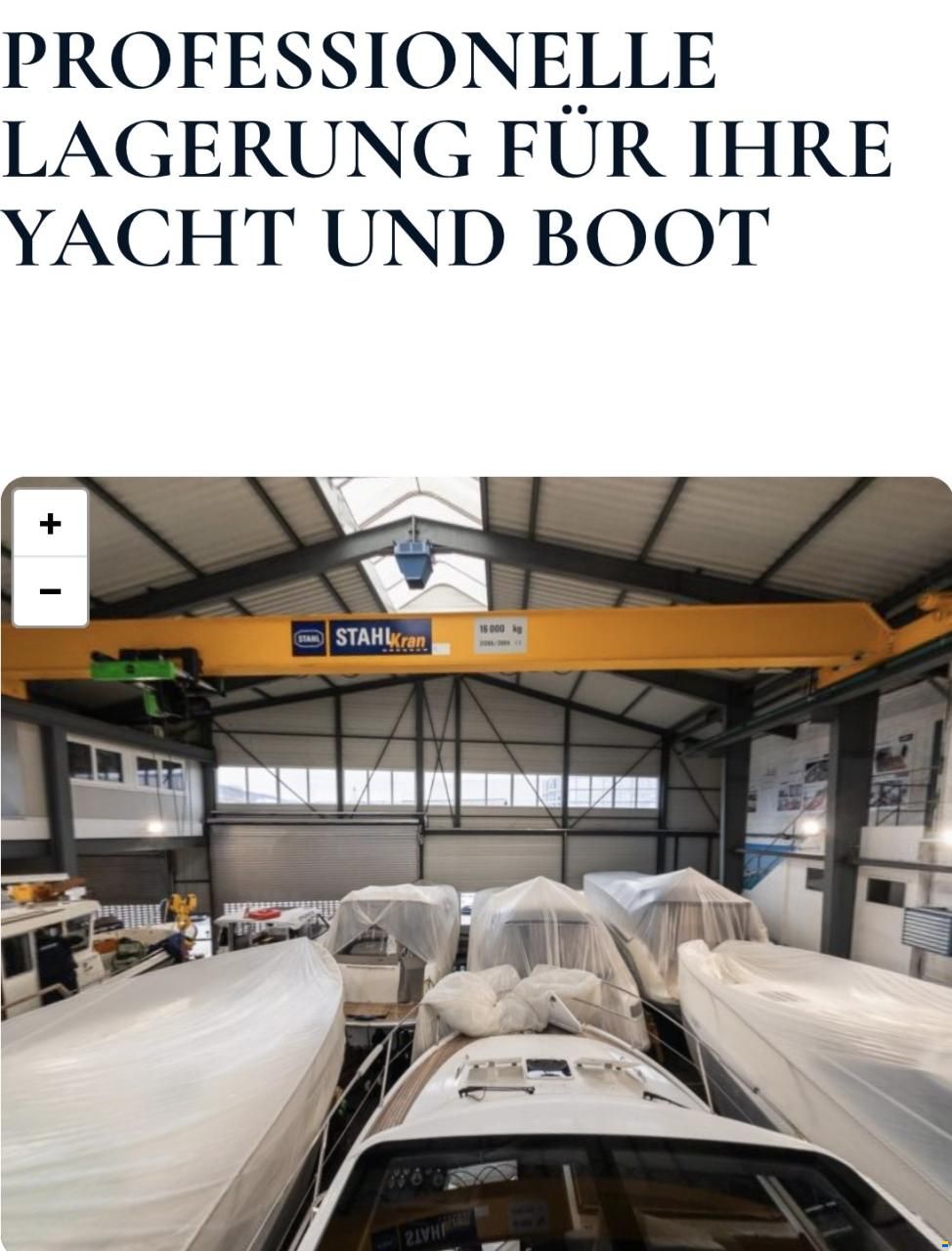 Winterlager in der Halle