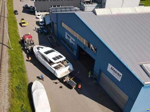 Winterlager in der Halle