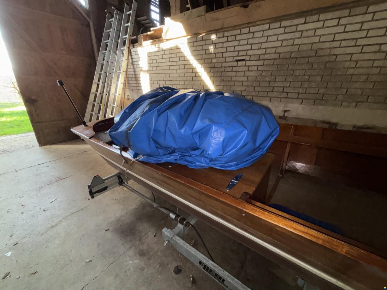 M&auml;ndli Eigenbau F&auml;hrboot