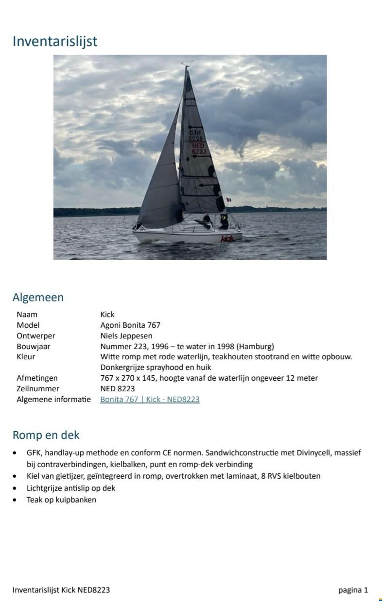 Agoni Bonita 767