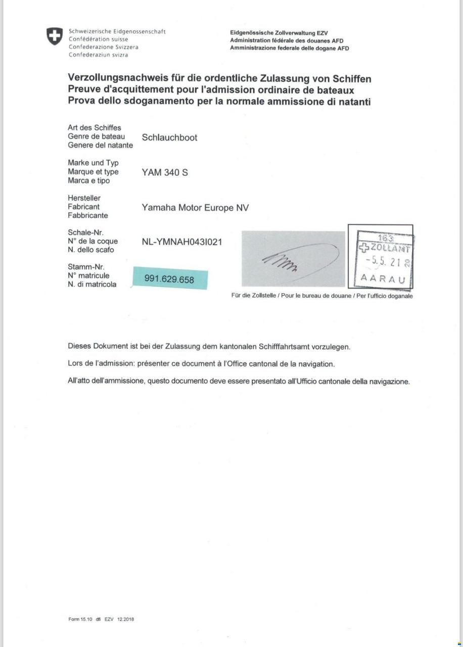 Yamaha Boot Yam 340S - Yamaha 6