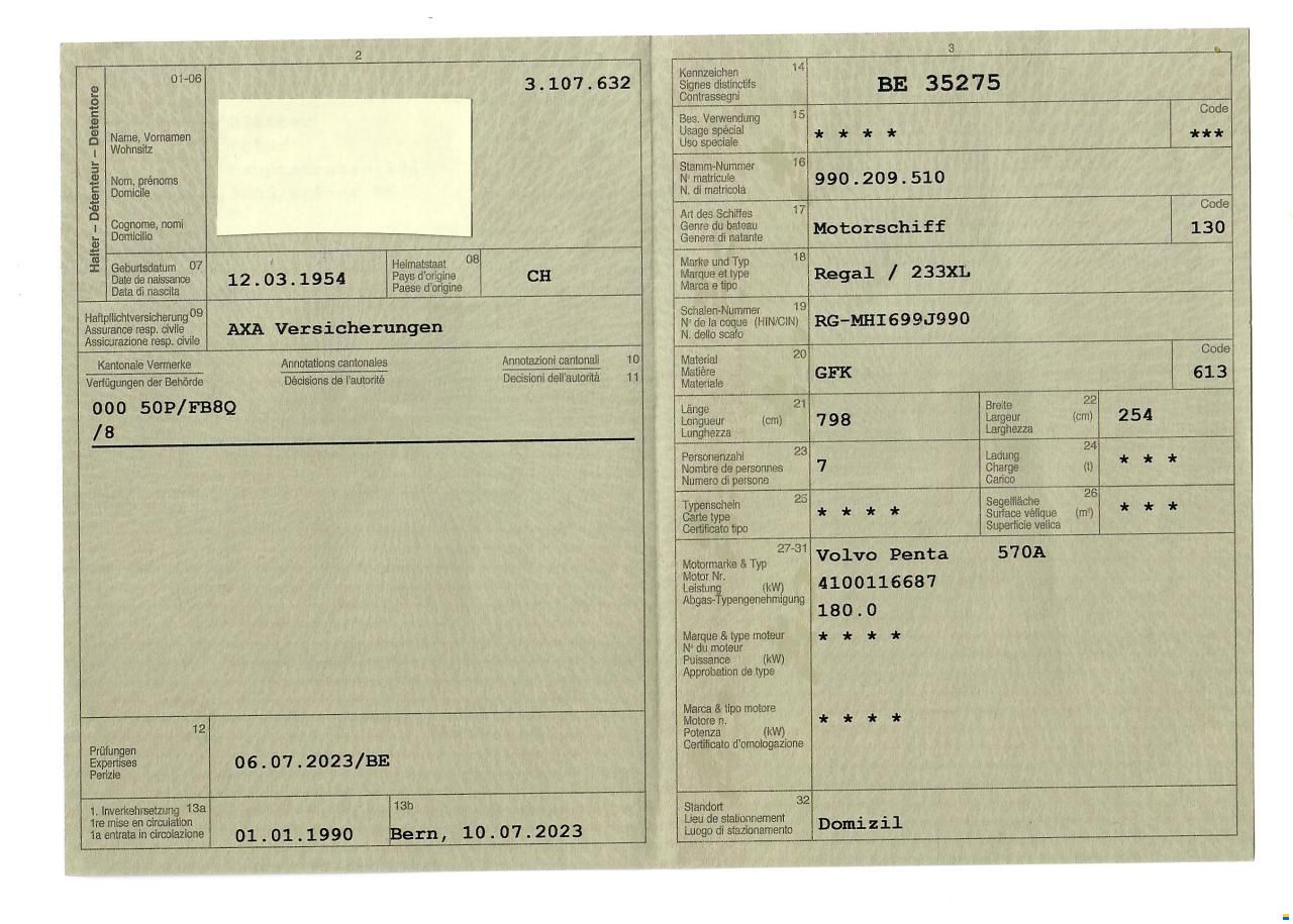Regal Ambassador 233 XL
