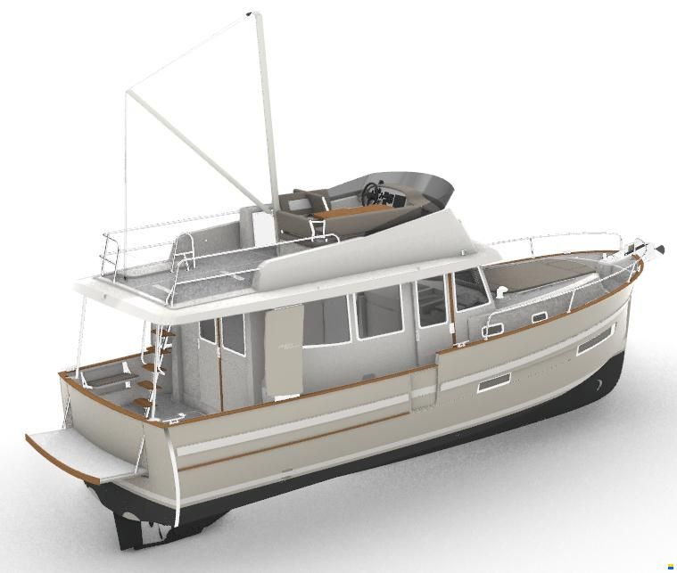 Rhéa 34 Trawler Fly Sedan