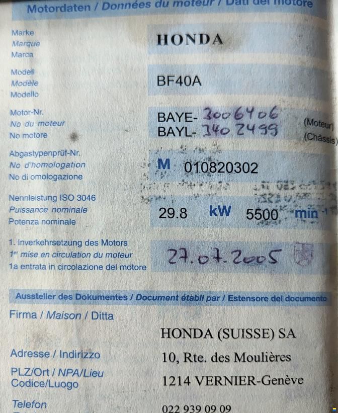 Motorboot / Holzboot / Armee-F&auml;hrboot