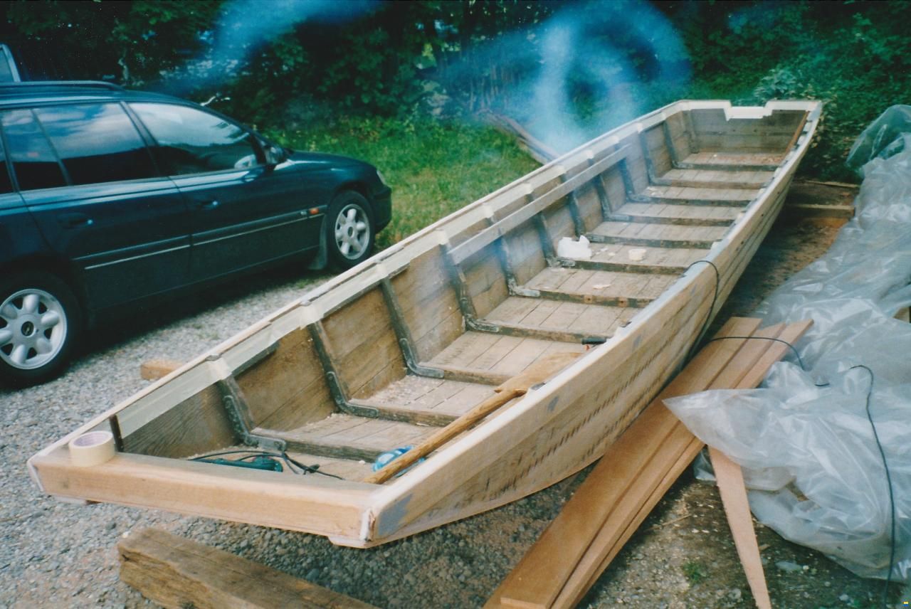 Motorboot / Holzboot / Armee-F&auml;hrboot