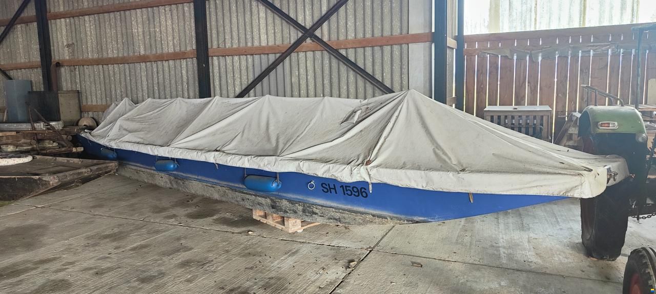 Motorboot / Holzboot / Armee-F&auml;hrboot