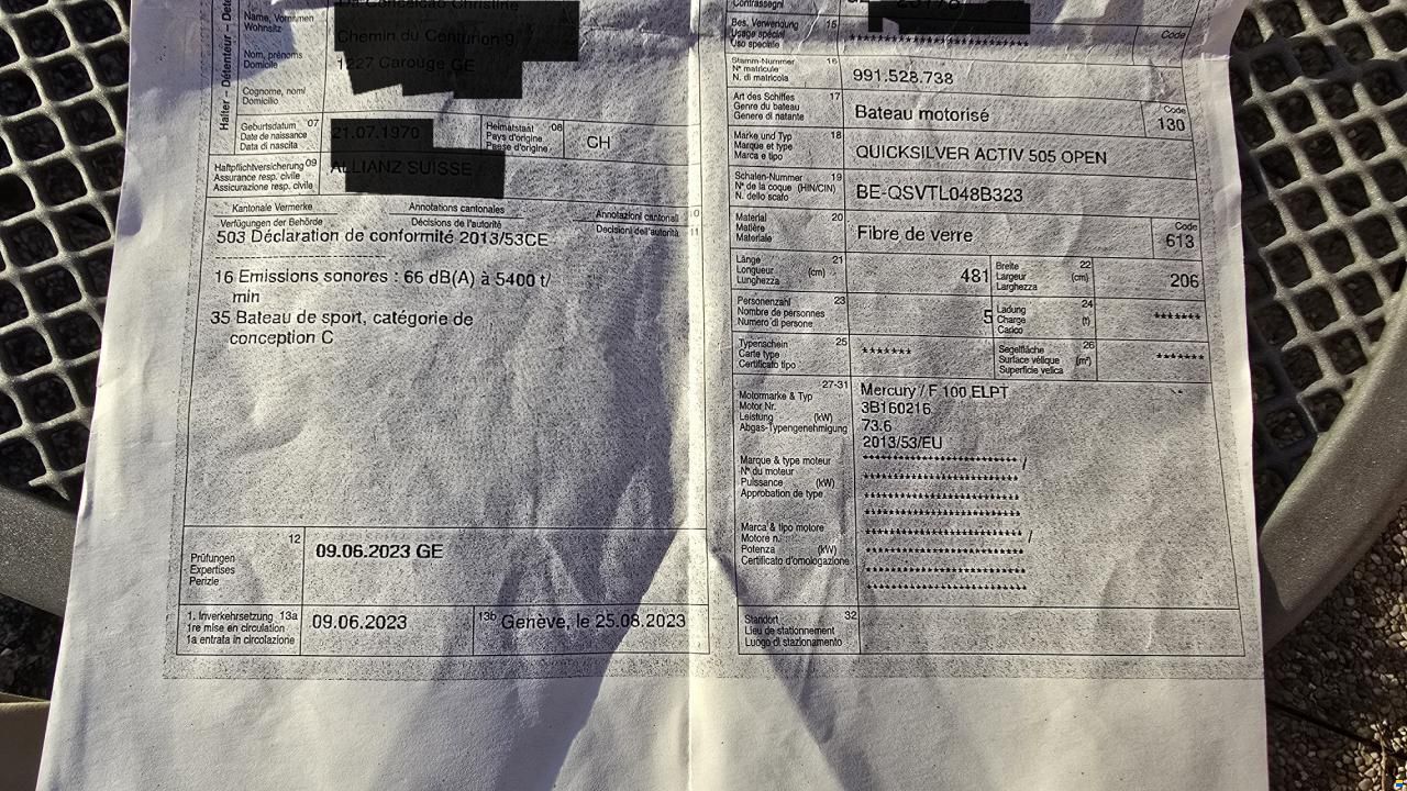 Quicksilver 505 Activ Open