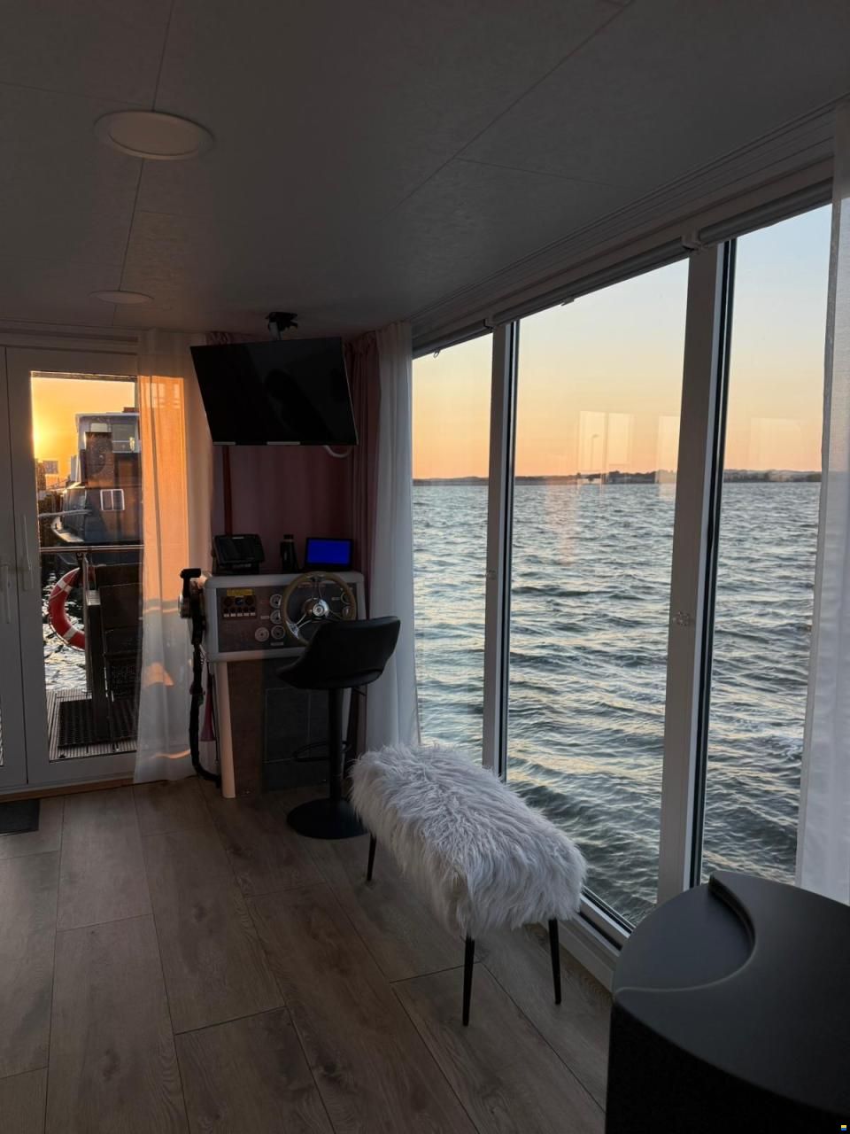 Hausboot mit Sauna