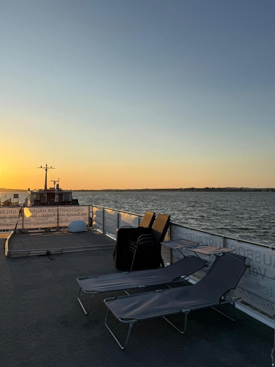 Hausboot mit Sauna
