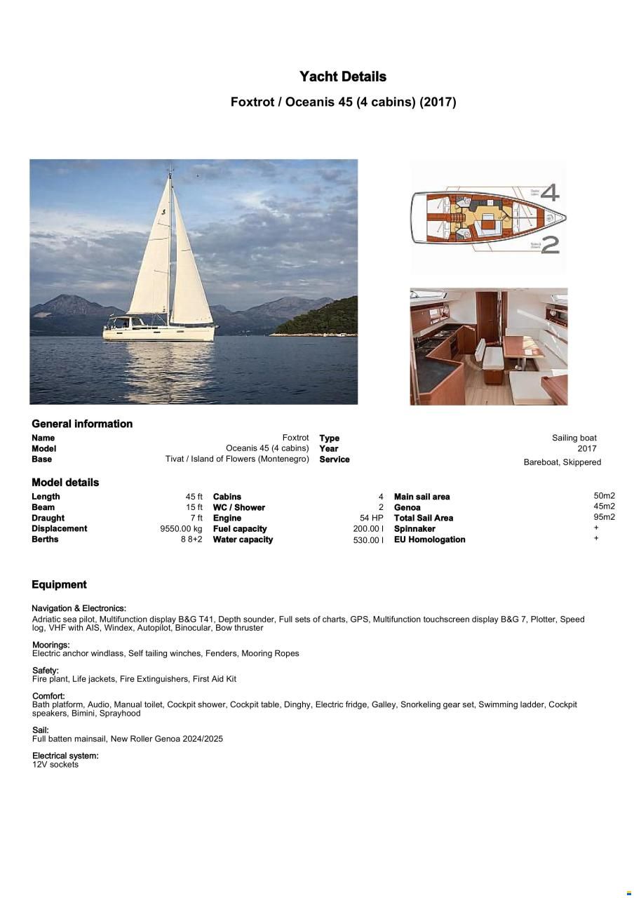Beneteau Oceanis 45