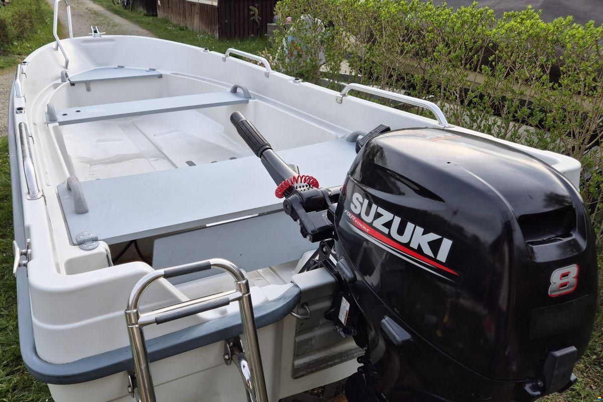 Terhi 400 Motorboot + Suzuki 8 PS
