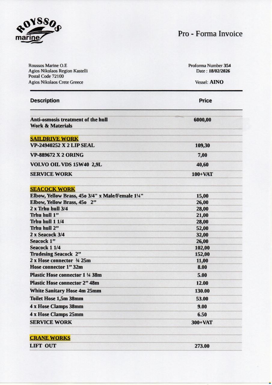 Dufour 40 Performance