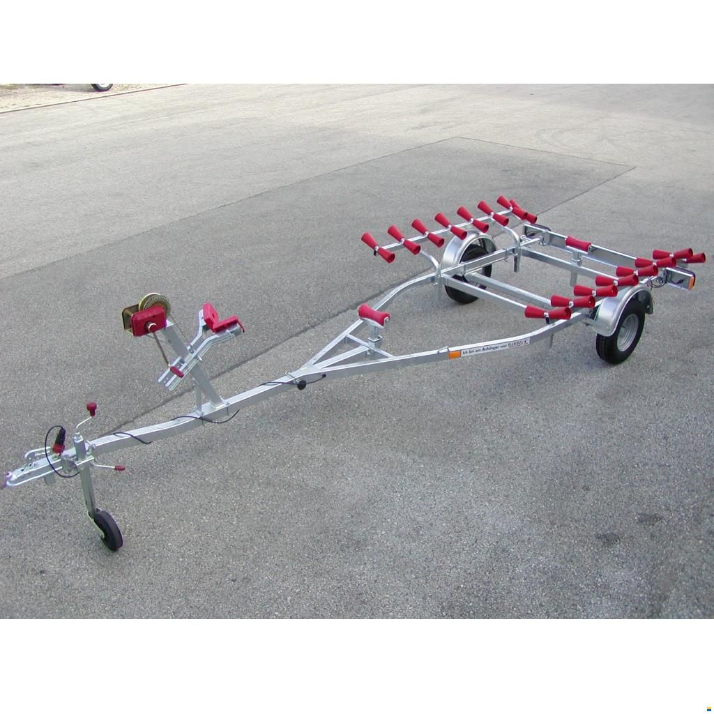 Harbeck 550kg Schlauchboottrailer - Rollenbahn