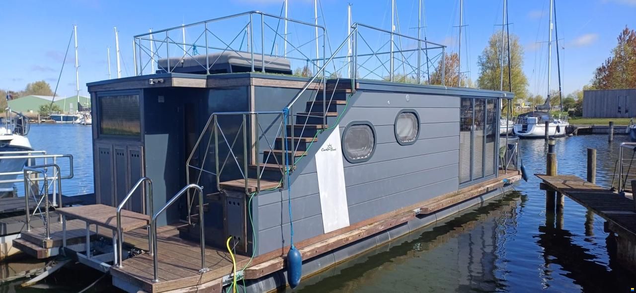 Campi 400 Houseboat Met Mooie Ligplaats