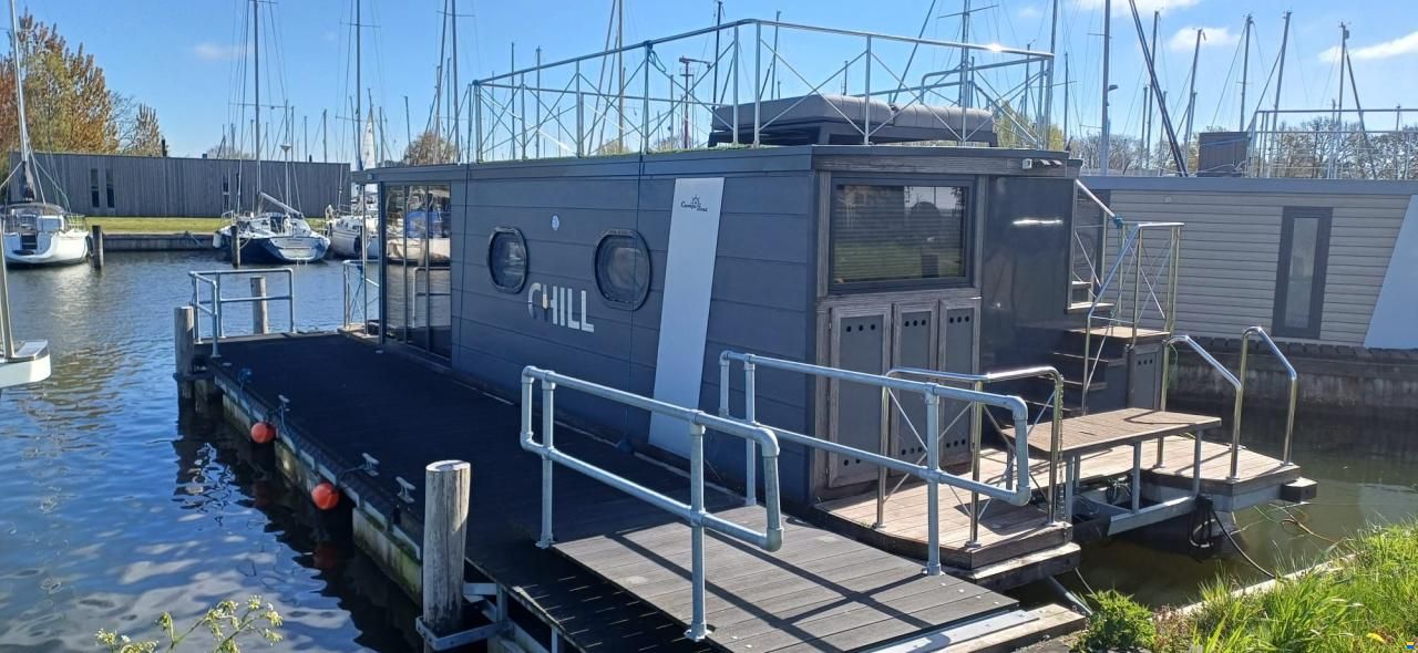Campi 400 Houseboat Met Mooie Ligplaats